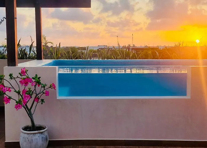 4 Bedroom Deluxe Penthouse With Private Roof Garden With Pool In Aldea Zama Tikal 17 * Tulum