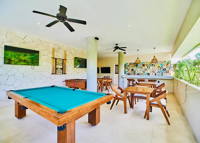 Villa 4 Bedroom Deluxe Penthouse With Private Roof Garden With Pool In Aldea Zama Tikal 17