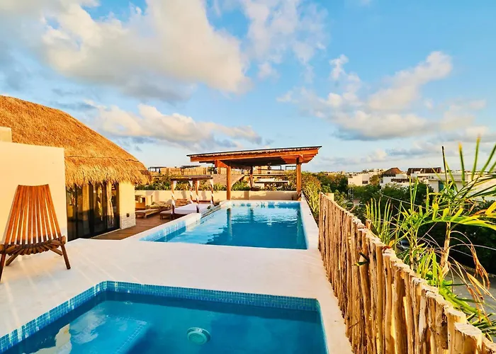 4 Bedroom Deluxe Penthouse With Private Roof Garden With Pool In Aldea Zama Tikal 17