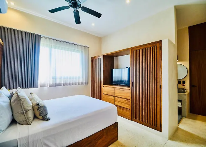 Villa 4 Bedroom Deluxe Penthouse With Private Roof Garden With Pool In Aldea Zama Tikal 17 *