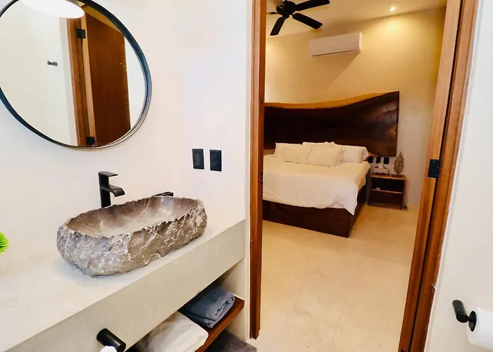 4 Bedroom Deluxe Penthouse With Private Roof Garden With Pool In Aldea Zama Tikal 17 Tulum