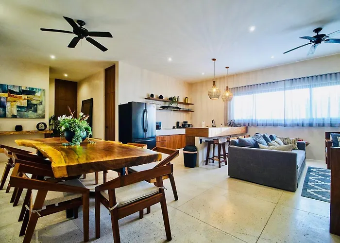 Villa 4 Bedroom Deluxe Penthouse With Private Roof Garden With Pool In Aldea Zama Tikal 17 Tulum