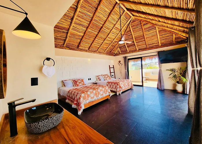 4 Bedroom Deluxe Penthouse With Private Roof Garden With Pool In Aldea Zama Tikal 17 Tulum