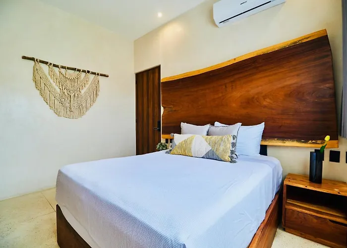 Villa 4 Bedroom Deluxe Penthouse With Private Roof Garden With Pool In Aldea Zama Tikal 17 Tulum