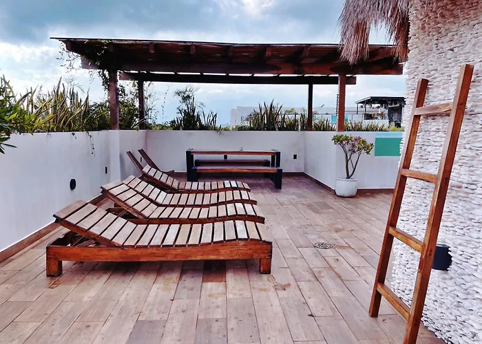 4 Bedroom Deluxe Penthouse With Private Roof Garden With Pool In Aldea Zama Tikal 17 Tulum