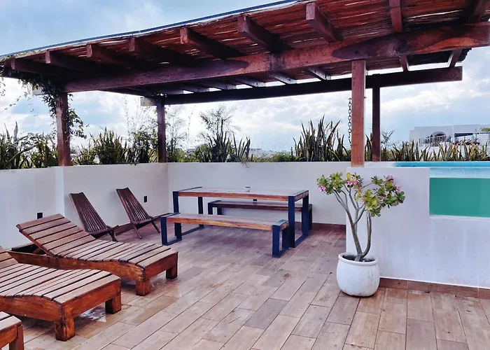 Villa 4 Bedroom Deluxe Penthouse With Private Roof Garden With Pool In Aldea Zama Tikal 17 *