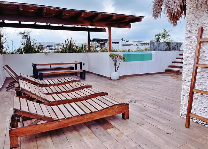 4 Bedroom Deluxe Penthouse With Private Roof Garden With Pool In Aldea Zama Tikal 17 Villa *